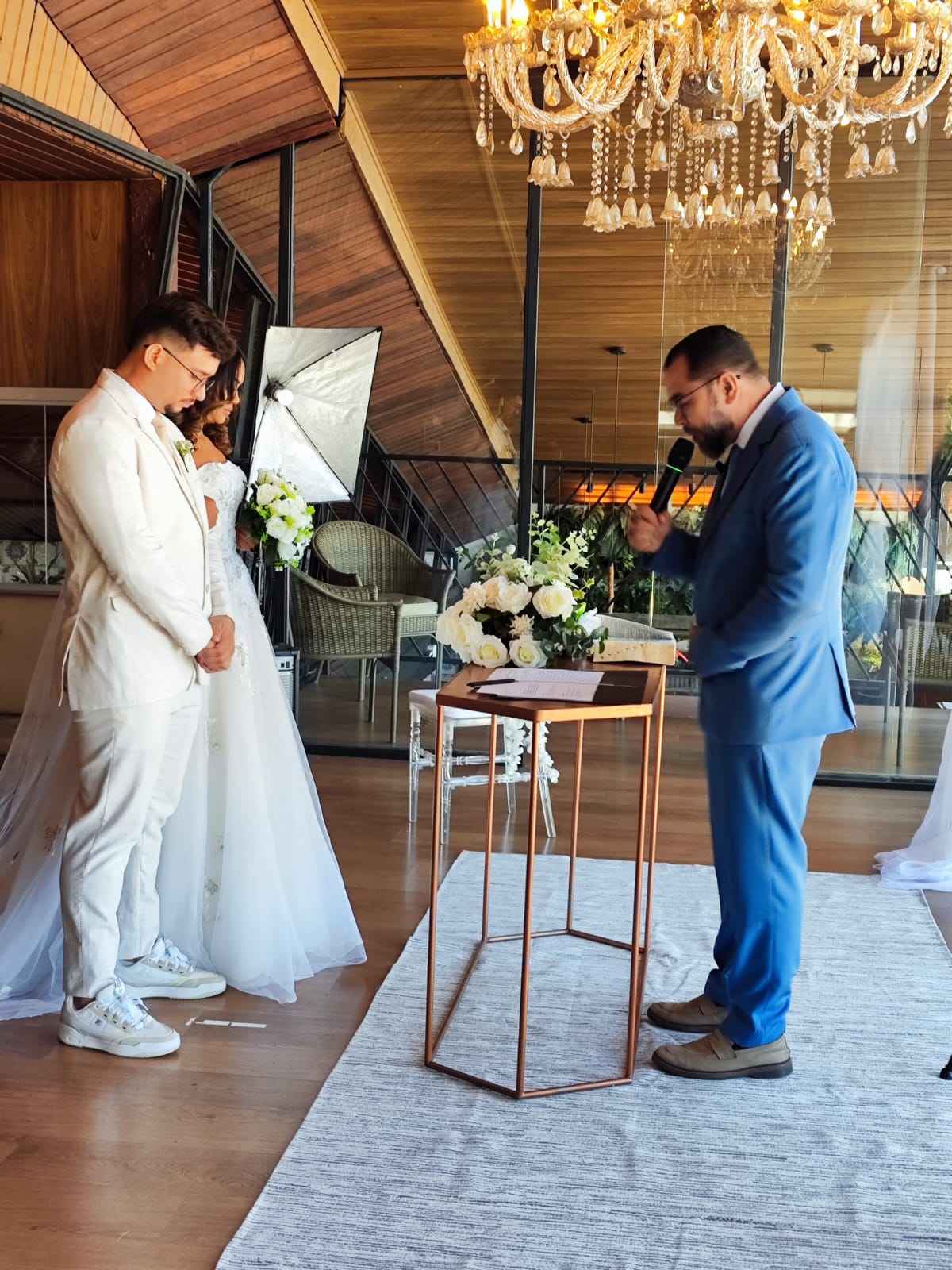 Gerlilton Aguiar em celebração de casamento — foto 4