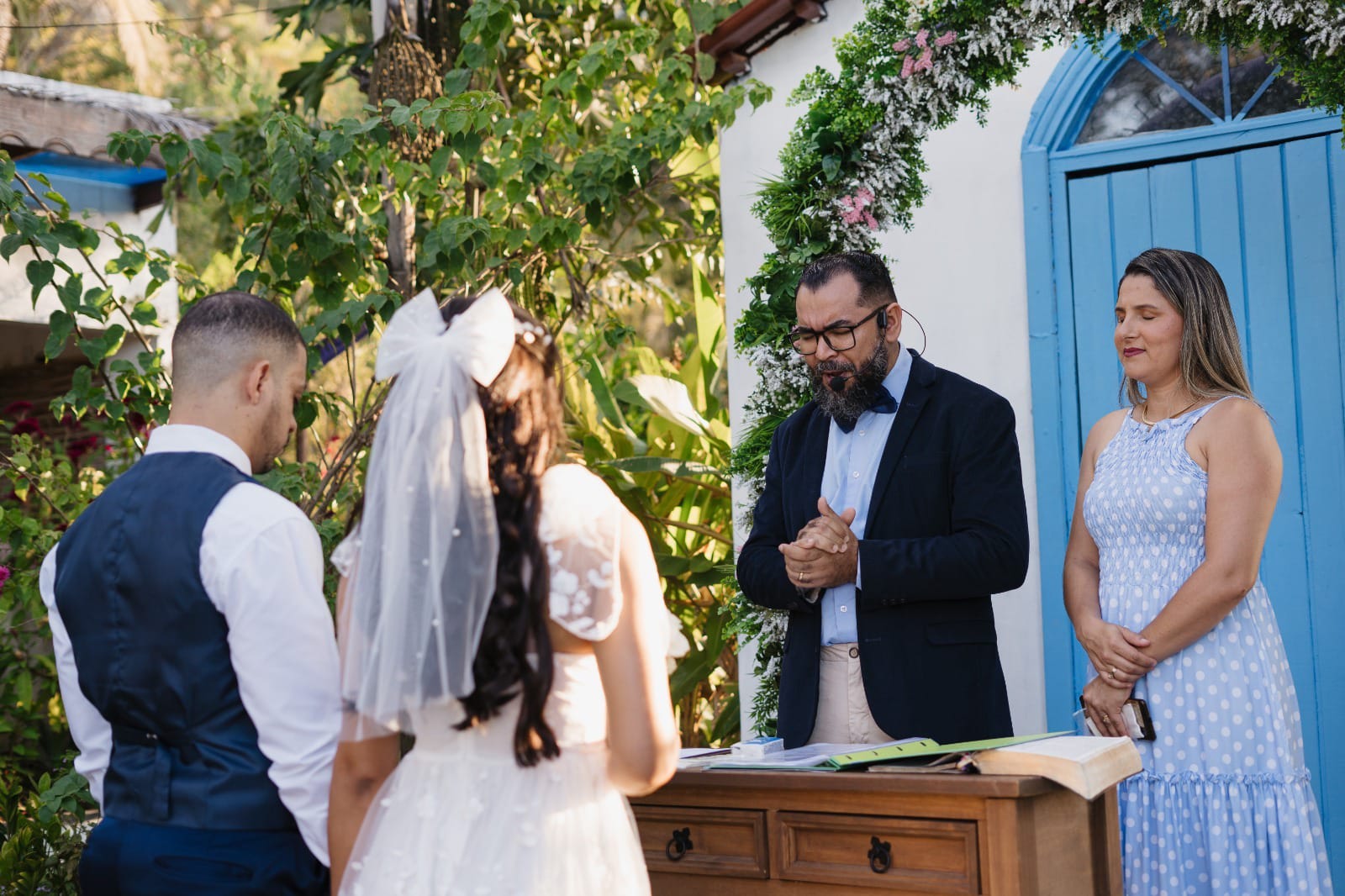Gerlilton Aguiar em celebração de casamento — foto 5